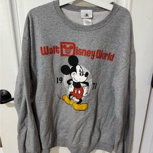Disney Gray Sweatshirt with Logo